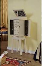 Jewelry Armoire, White