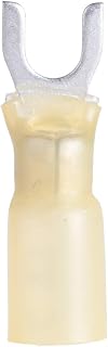 Gardner Bender AMT-4116 Xtreme Environment Spade Terminal, Heat-Shrink Insulation, 12-10 Wire Gauge (AWG), 5 Pk., Yellow