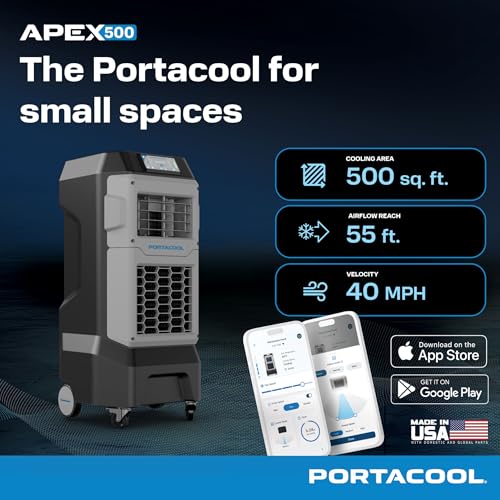 Portacool 500 SQ. FT. / Gray / 1 Portable
