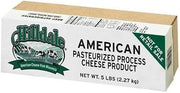 Hilldale American White Process Cheese Loaf, 5 Pound -- 6 per case.