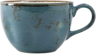 Tuxton GGE-083 TuxTrendz Artisan Geode Round Cup 10-1/2oz Azure Teal(Pack of 24)