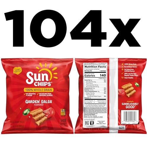 Sunchips Garden Salsa / 104 Count (Pack of 1) / 1 Chips & Crisps