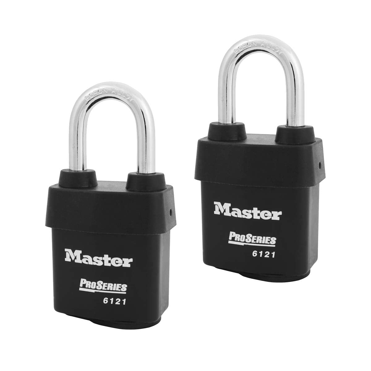 Master Lock 2 Pack / Black / 1 Keyed Padlocks