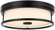 Kolson 12" Led Flush Mount in Black