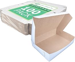 SOUTHERN CHAMPION TRAY 1030 Premium Clay Coated Kraft Paperboard White Donut Box, 15" Length x 11" Width x 3-1/2" Height (Case of 100)
