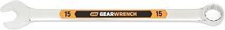 GEARWRENCH 15mm 12 Point Hi-Viz Long Pattern Combination Wrench | 81672H