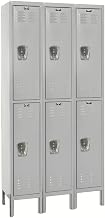 U3258-2A-PL Locker,36"X15"X78",Dbl Tier,Assembled