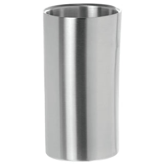 Wine Cooler Double Wall Stainless Steel - 4 5/8"Dia x 7 1/2"H by HUBERT – Stainless Steel, Silver