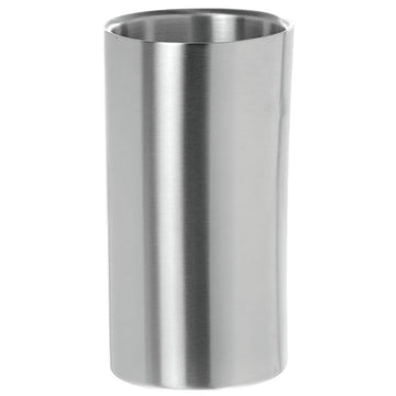 Wine Cooler Double Wall Stainless Steel - 4 5/8"Dia x 7 1/2"H by HUBERT – Stainless Steel, Silver