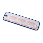 Commercial Products HYGEN Microfiber Room Mop Pad by Rubbermaid – 18" Blue (Multipack), Microfiber, Blue, Pack of 12, Model FGQ41000BL01