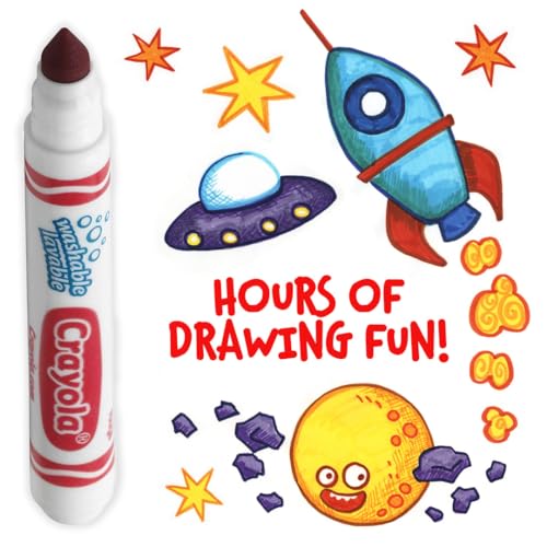 Crayola Red / 12 Count (Pack of 1) / Standard Packaging Coloring Pens & Markers