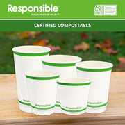 Responsible Products White / 500 / 8 Ounces Cups