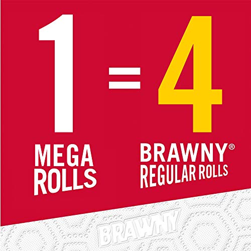 Brawny 1 / 1 Rolls (240 Sheets each) / White Paper Towels