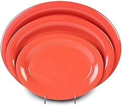 Yanco MS-213RD Mile Stone Oval Platter