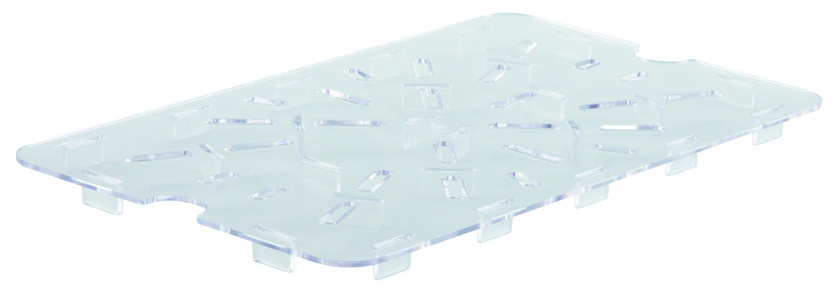 Winco 12" x 18" / Drain Shelf / Clear Rack Shelves