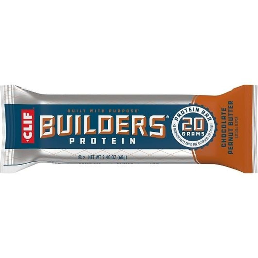 Builders Chocolate Peanut Butter Snack Bar by Clif Bar – Pack of 36