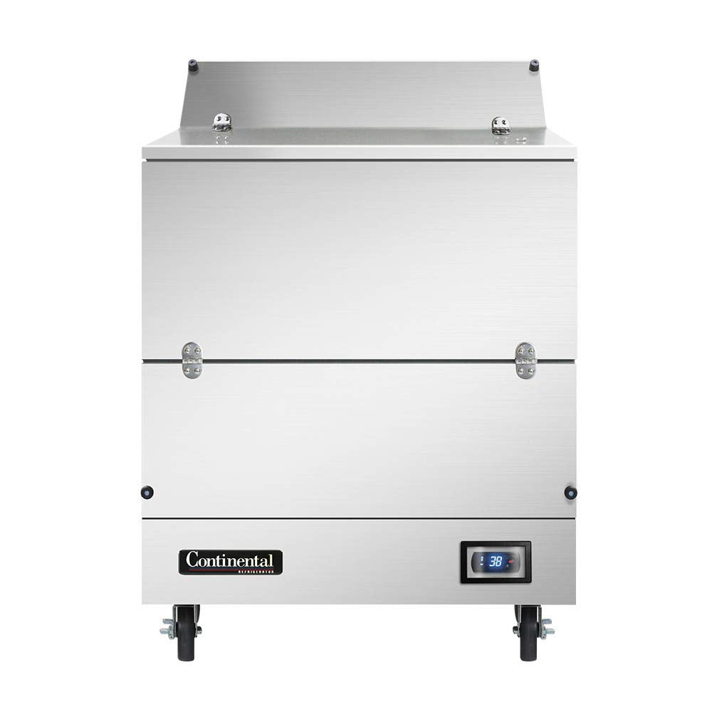 MC3-SS-D Dual Access Milk Cooler 34" W by Continental Refrigerator – Commercial Grade