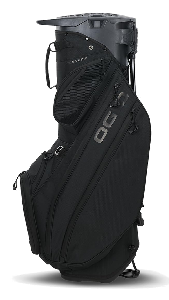 Golf Silencer Stand Bag (Black) by OGIO – 25, Cotton, Black, Model AB0179_B0074_NA