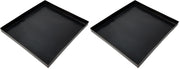 11" x 11" PTFE Solid Oven basket for TurboChef by Essentialware – 11" x 11" x 1" (Pack of 2), Mesh, Black, Pack of 2, Model STS1111