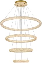 Bowen LED Chandelier Satin Gold