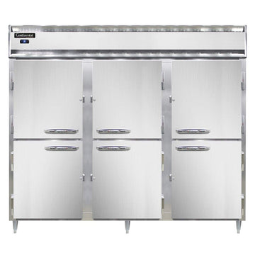DL3RE-SA-PT-HD Designer Line Extra-Wide Three Section Pass-Thru Refrigerator by Continental Refrigerator – Commercial Grade