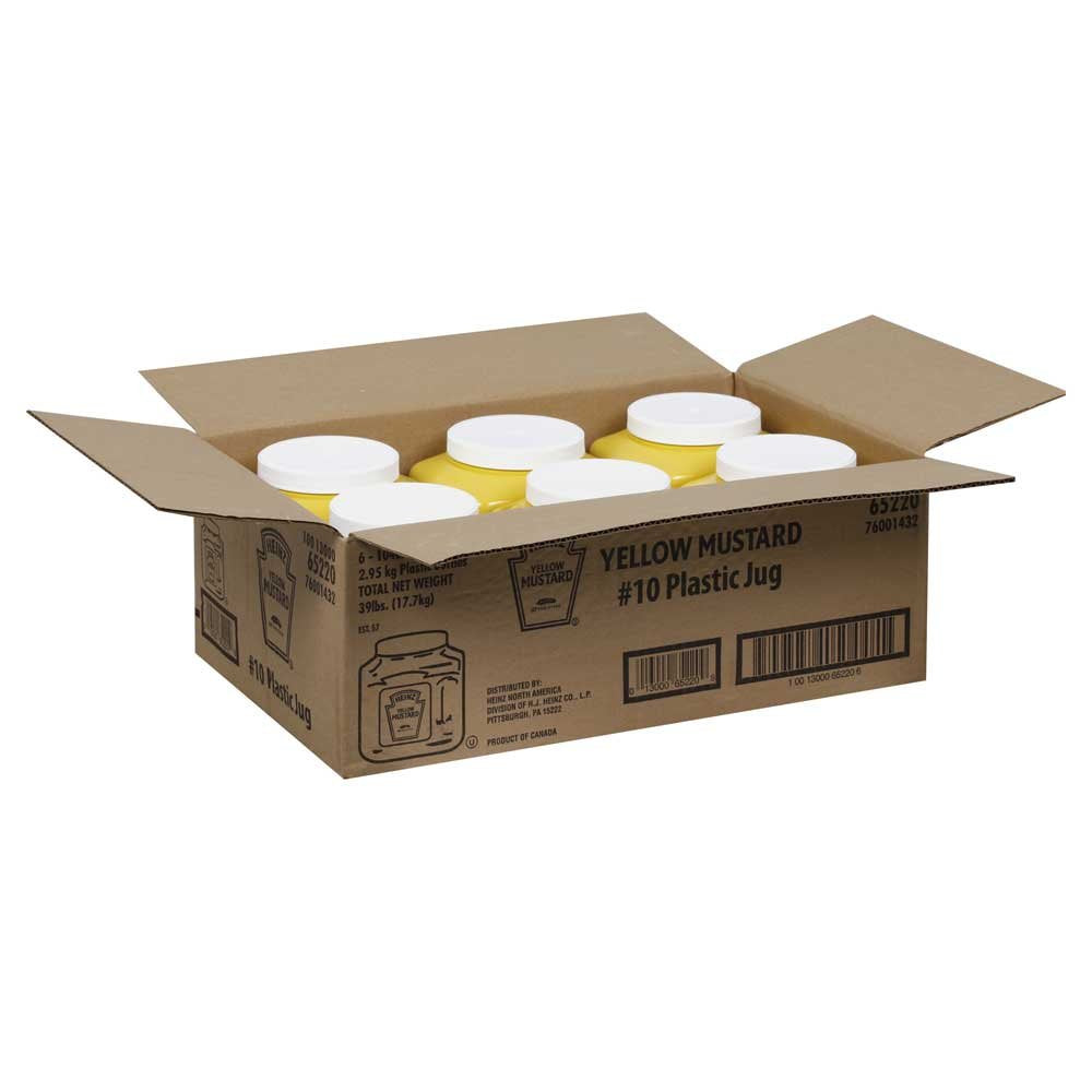 Mustard no.10 Jug 6 Case 7.13 Pound by HEINZ – Pack of 6