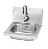 Hand Sink by Krowne – 15"L x 16"W x 14"H, Stainless Steel, Model HS-11