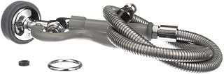 T&S Brass B-0950 Spray Assembly, 44-Inch Flexible Stainless Steel Hose, Self Closing Angled Spray Valve