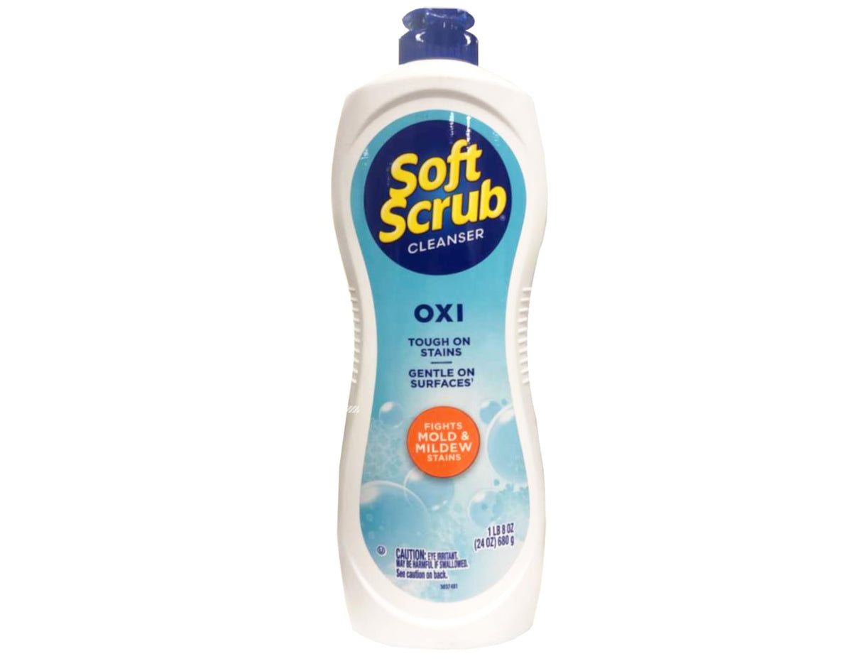 Oxi Cleanser by Soft Scrub – 24 Ounce (Pack of 4), Pack of 4, Model S-xa563