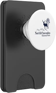 North Cascades - National Park Vintage 70s 80s Retro PopSockets PopWallet for MagSafe