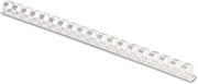 Fellowes 52371 Plastic Comb Bindings, 3/8-Inch Diameter, 55 Sheet Capacity, White, 100 Combs/Pack