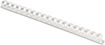 Fellowes 52371 Plastic Comb Bindings, 3/8-Inch Diameter, 55 Sheet Capacity, White, 100 Combs/Pack