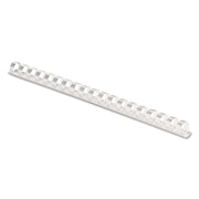 Plastic Combs - Round Back, 3/8", 100 pack, White by Fellowes – 3/8", 55 Sheet Capacity, 0.375 inches, Plastic, White, Model 52371