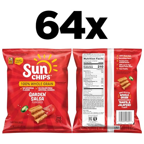 Sunchips Garden Salsa / 1.5 Ounce (Pack of 64) / 1 Chips & Crisps