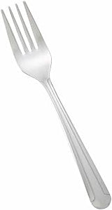 Winco 12-Piece Dominion Salad Fork Set, 18-0 Stainless Steel, Silver | Dishwasher safe, Restaurant service, Great for Salads, Appetizers, Desserts and Table Service