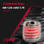 E-Z LOK M8-1.25 IT, M12x1.75 ET, 12.50mm L / 5 / Pack of 5 Thread Locking Inserts