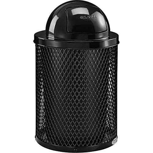 Global Industrial Black / 36 Gallon / Industrial Trash, Recycling & Compost
