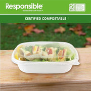 Responsible Products 32-48 oz Clear Lids (50 Count) / Clear / Casual Bowls