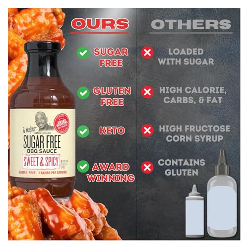 G Hughes Spicy & Sweet / 1.12 Pound (Pack of 2) / 2 Barbecue