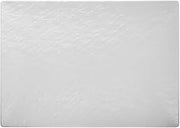 HUBERT Serving Tray White Textured Melamine - 21" L x 15" W
