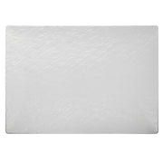 Serving Tray White Textured Melamine - 21" L x 15" W by HUBERT – Melamine, White, Model M1415-WHITE