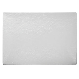 Serving Tray White Textured Melamine - 21" L x 15" W by HUBERT – Melamine, White, Model M1415-WHITE