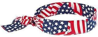 Ergodyne 150-12306 Chill-Its 6700 Evaporative Cooling Bandana-Tie, Navy Western 4.3 Ounces