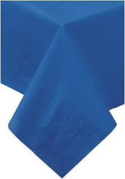 Hoffmaster 220422 Tissue/Poly Tablecover, 3 Ply, 54" Length x 54" Width, Navy (Case of 50)