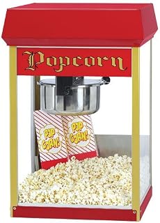 Gold Medal Fun Pop 8oz Popcorn Popper in Red and Clear