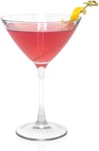 Front of the House AMA007CLT23 Drinkwise Martini, 6.75" Height, 4.5" Maximum Diameter, 10 oz, Polycarbonate, Clear, (Pack of 12)