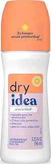 Dry Idea Antiperspirant Deodorant, Unscented, 3.25 Ounces