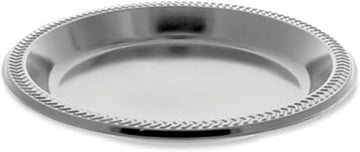 Meadoware Impact Plastic Dinnerware, Plate, 10.25" Dia, Black, 500/Carton