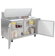 60 1/5" Mega Top Sandwich/Salad Prep Table w/Refrigerated Base by MOTAK – 65.35x38.98x49.21, In Description, Check Images, Model MST-60-24-X