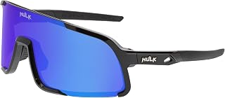 MCR Safety HK418BZP Hulk Hk4 Glasses, Blue Diamond Mirror Lens